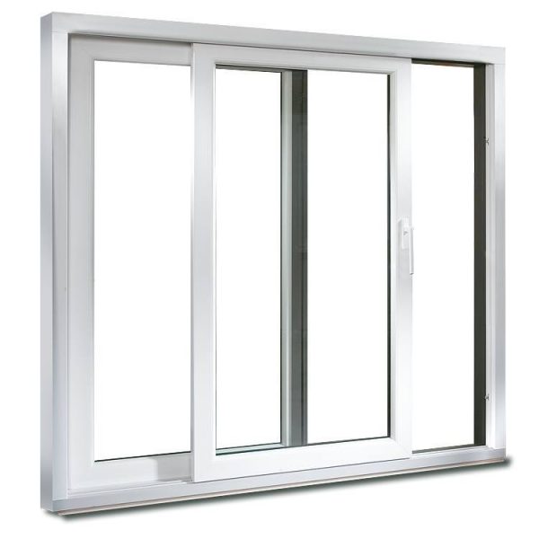 Επάλληλο συρόμενο θερμομονωτικό παράθυρο PVC Kommerling Premline