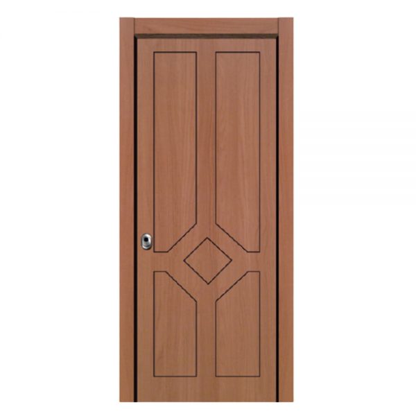 Θωρακισμένη πόρτα με επένδυση Laminate και σχέδιο παντογράφου 5406