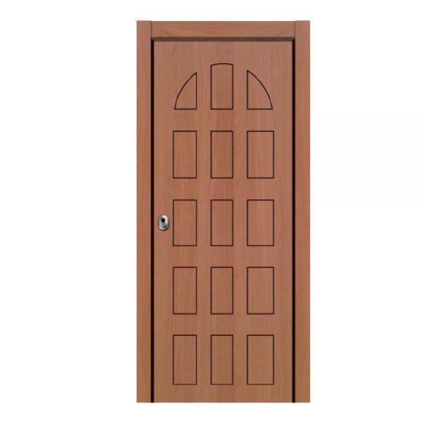 Θωρακισμένη πόρτα με επένδυση Laminate και σχέδιο παντογράφου 5409