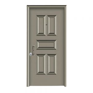 Θωρακισμένη πόρτα με επένδυση αλουμινίου και πρεσαριστό σχέδιο E.N.A 13