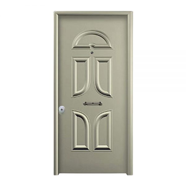 Θωρακισμένη πόρτα με επένδυση αλουμινίου και πρεσαριστό σχέδιο E.N.A 23
