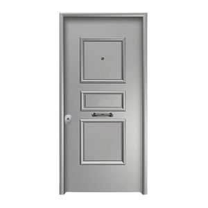 Θωρακισμένη πόρτα με επένδυση αλουμινίου και πρεσαριστό σχέδιο E.N.A 35