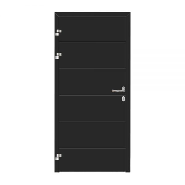 Θωρακισμένη πόρτα με επένδυση αλουμινίου L 110