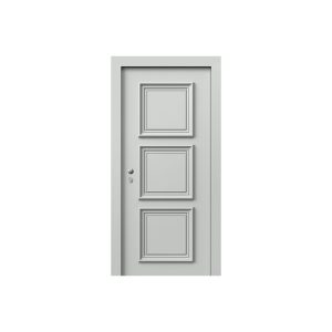 Θωρακισμένη πόρτα με επένδυση αλουμινίου και παραδοσιακό σχέδιο A9003