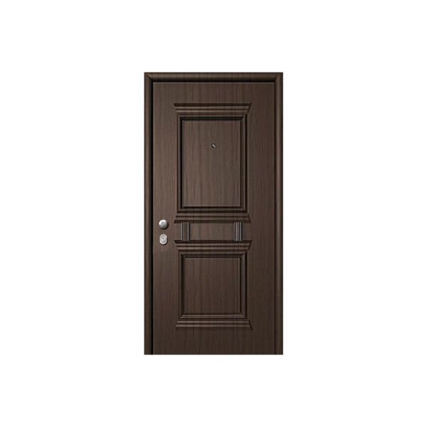 Θωρακισμένη πόρτα με επένδυση αλουμινίου και παραδοσιακό σχέδιο A9005